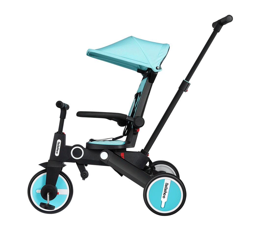 Детский трехколесный велосипед-трансформер Xiaomi BeBehoo Multifunctional Children Tricycle Standard (SL-168) Blue (Голубой)