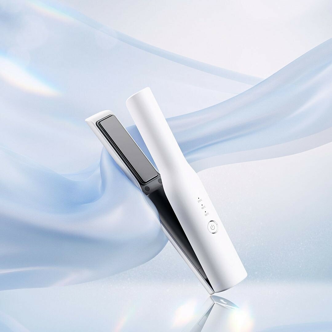 Беспроводной выпрямитель для волос Xiaomi Mijia Wireless Bar Clip MFZXQ02ZHM White (Белый) Беспроводной выпрямитель для волос Xiaomi Mijia Wireless Bar Clip MFZXQ02ZHM White (Белый)