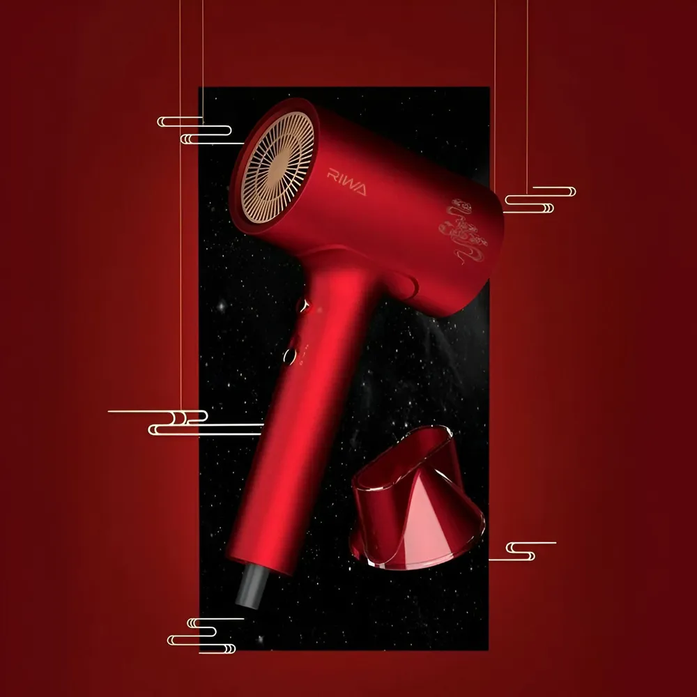 Фен RIWA Hair Dryer RC-7811 Red (Красный) Global Version