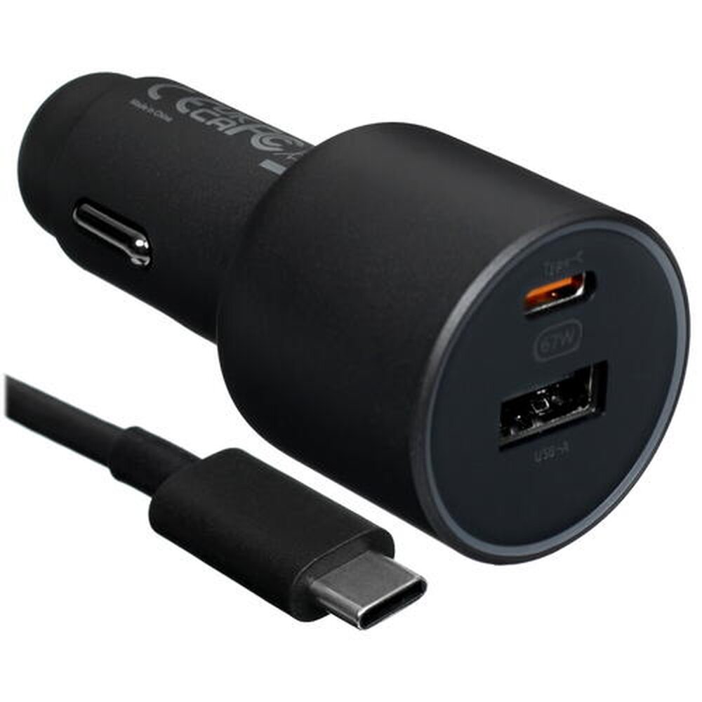 Автомобильное зарядное устройство Xiaomi Car Charger 1A1C 67W (USB-A + Type-C) Black (Черный)