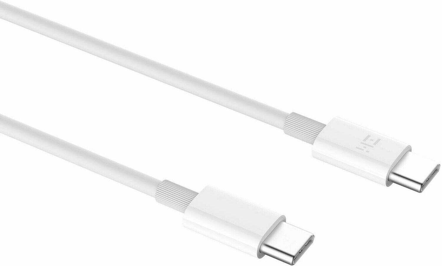 Кабель Xiaomi USB-C/USB-C ZMI 1,5m (AL301) White (Белый) Кабель Xiaomi USB-C/USB-C ZMI 1,5m (AL301) White (Белый)