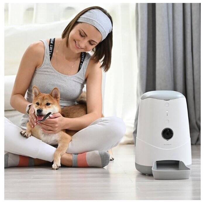 Автокормушка для животных Petoneer Nutri Vision Feeder с Wi-Fi и камерой 3.7 л (FDW020) White (Белый) Global Version