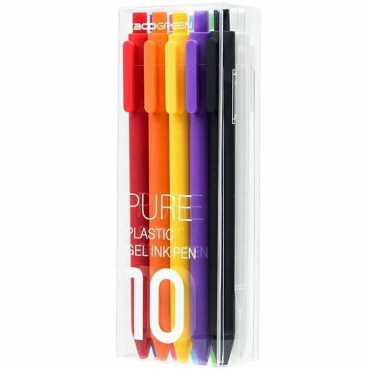 Набор гелевых ручек Xiaomi KACO Pure Plastic Gel Ink Pen 10 шт (К1015) (цветные/цветные чернила) Набор гелевых ручек Xiaomi KACO Pure Plastic Gel Ink Pen 10 шт (К1015) (цветные/цветные чернила)