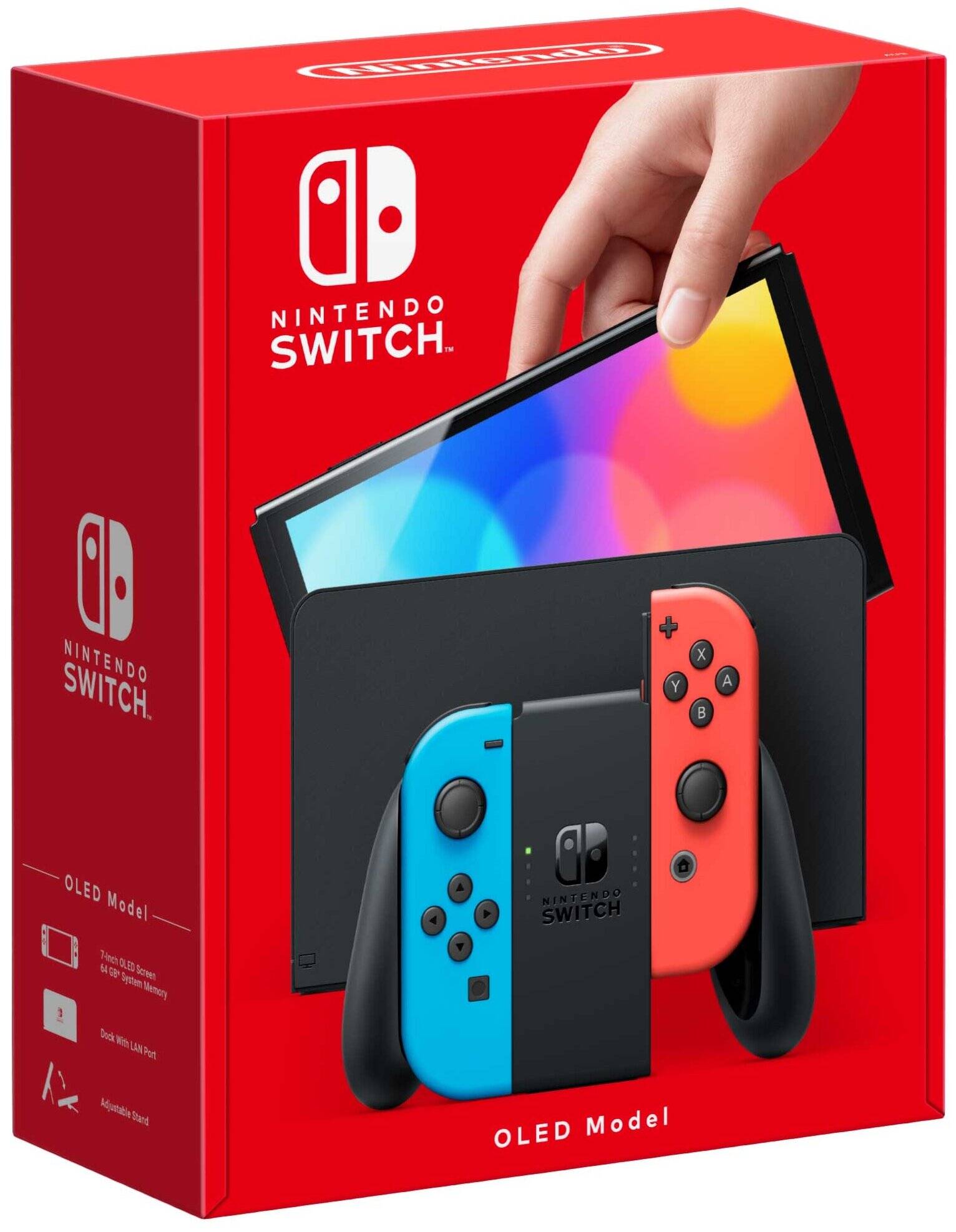 Игровая консоль Nintendo Switch OLED 64GB Neon Red/Blue (Красный/Синий) HK Игровая консоль Nintendo Switch OLED 64GB Neon Red/Blue (Красный/Синий) HK
