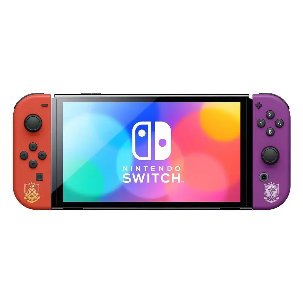 Игровая консоль Nintendo Switch OLED Zelda Pokemon Scarlet/Violet Edition (Красный/Фиолетовый) HK Игровая консоль Nintendo Switch OLED Zelda Pokemon Scarlet/Violet Edition (Красный/Фиолетовый) HK