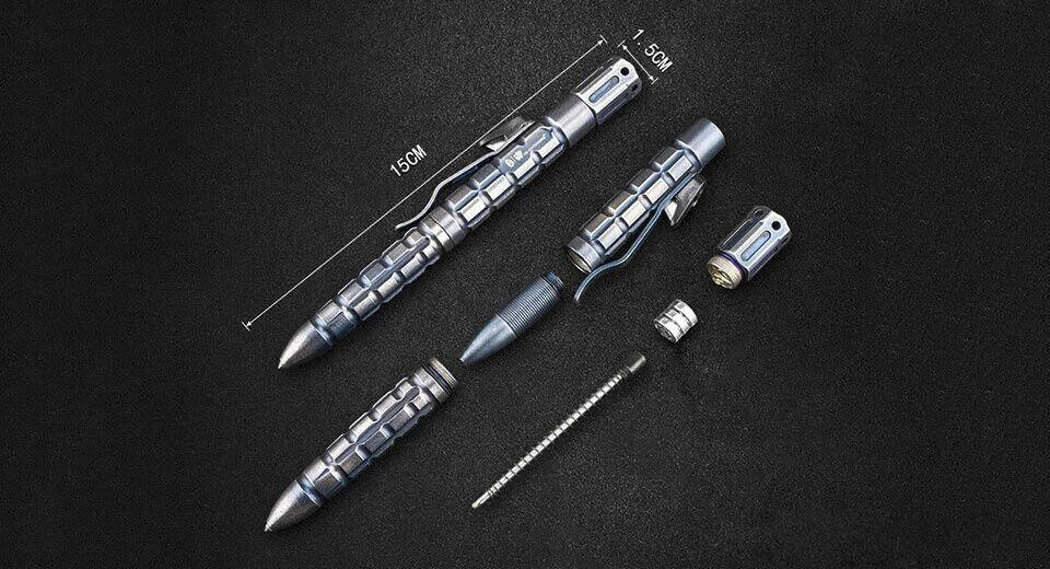 Ручка тактическая HX Iron Armor Tactical Defense Pen Gray (Серый)