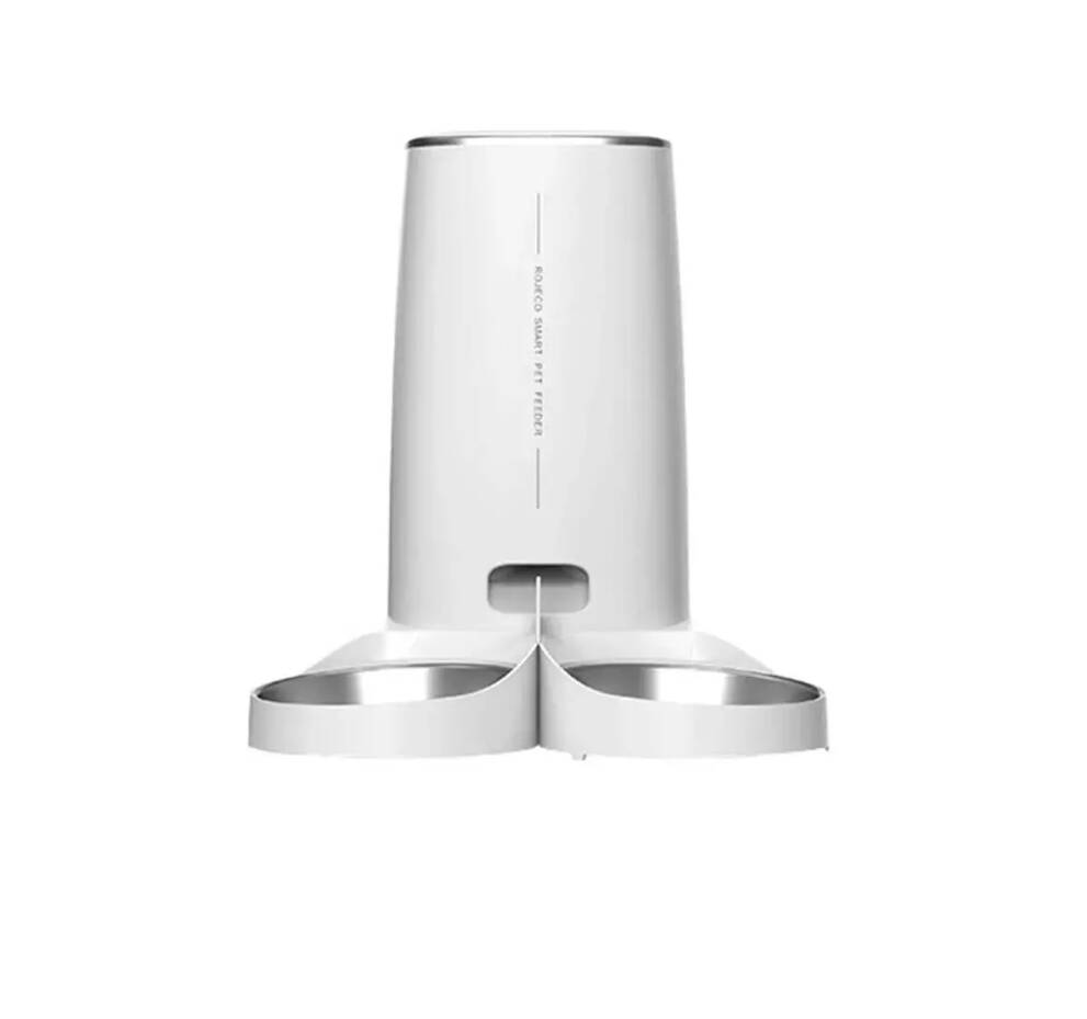 Автокормушка для животных Xiaomi Rojeco 4L Automatic Pet Feeder WIFI Version Double Bowl White (Белый)