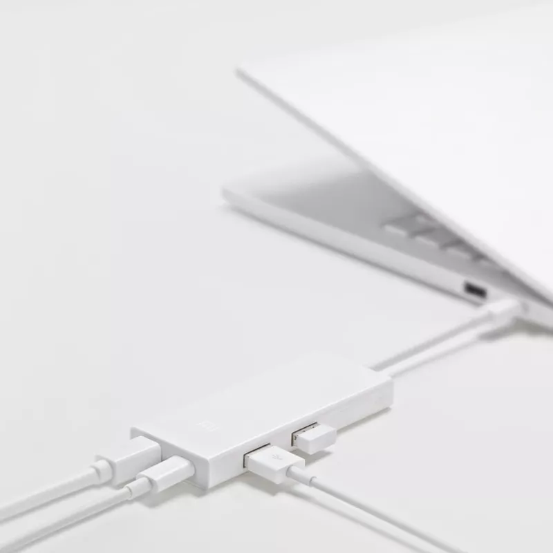 Адаптер Xiaomi с Type-C Display Port Converter (ZJQ02TM) White (Белый) Адаптер Xiaomi с Type-C Display Port Converter (ZJQ02TM) White (Белый)