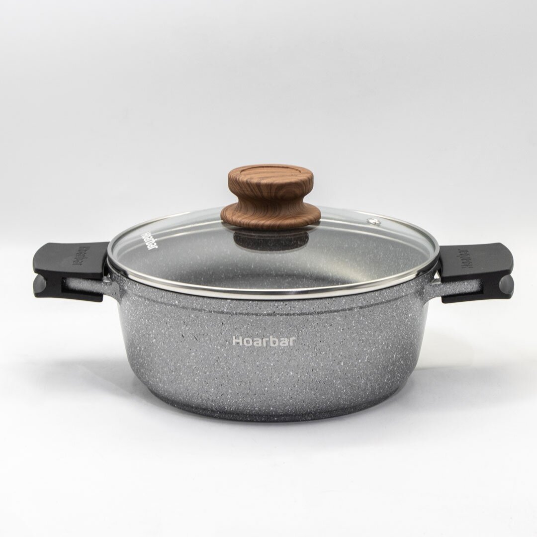 Кастрюля Hoarbar Casserole 20CM (A0320A) Gray (Серый)