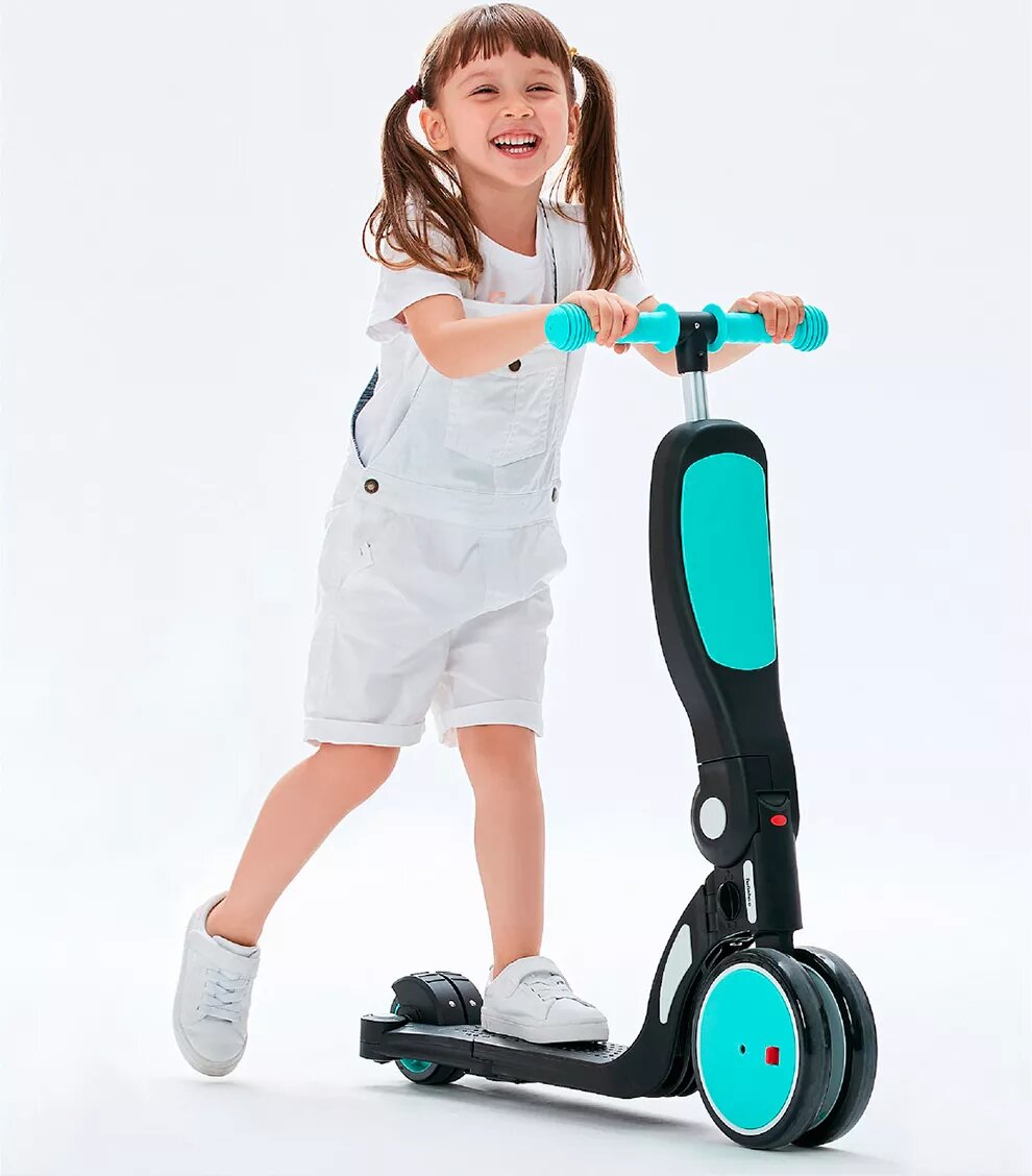 Детский самокат-беговел Xiaomi Bebehoo Deformation Stroller DGN5-2 Blue (Синий)