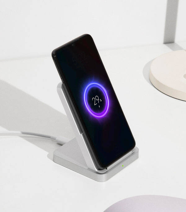 Беспроводное зарядное устройство Xiaomi Vertical Air-Cooled Wireless Charger 30W (MDY-11-EG) White (Белый) CN Беспроводное зарядное устройство Xiaomi Vertical Air-Cooled Wireless Charger 30W (MDY-11-EG) White (Белый) CN