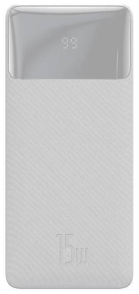 Аккумулятор Baseus Bipow Digital Display Power bank 30000 mAh 15W (PPDML-K02) White (Белый) Аккумулятор Baseus Bipow Digital Display Power bank 30000 mAh 15W (PPDML-K02) White (Белый)