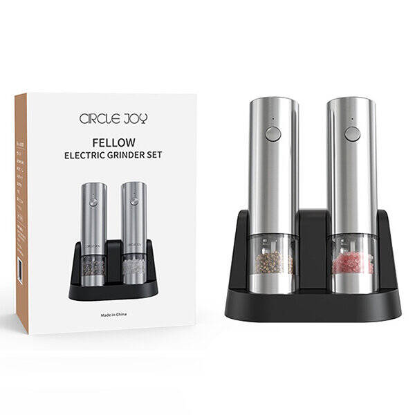 Электрическая мельница Circle Joy Fellow Electric Grinder Set CJ-EG08 (2 шт) Silver (Серебристый) Электрическая мельница Circle Joy Fellow Electric Grinder Set CJ-EG08 (2 шт) Silver (Серебристый)