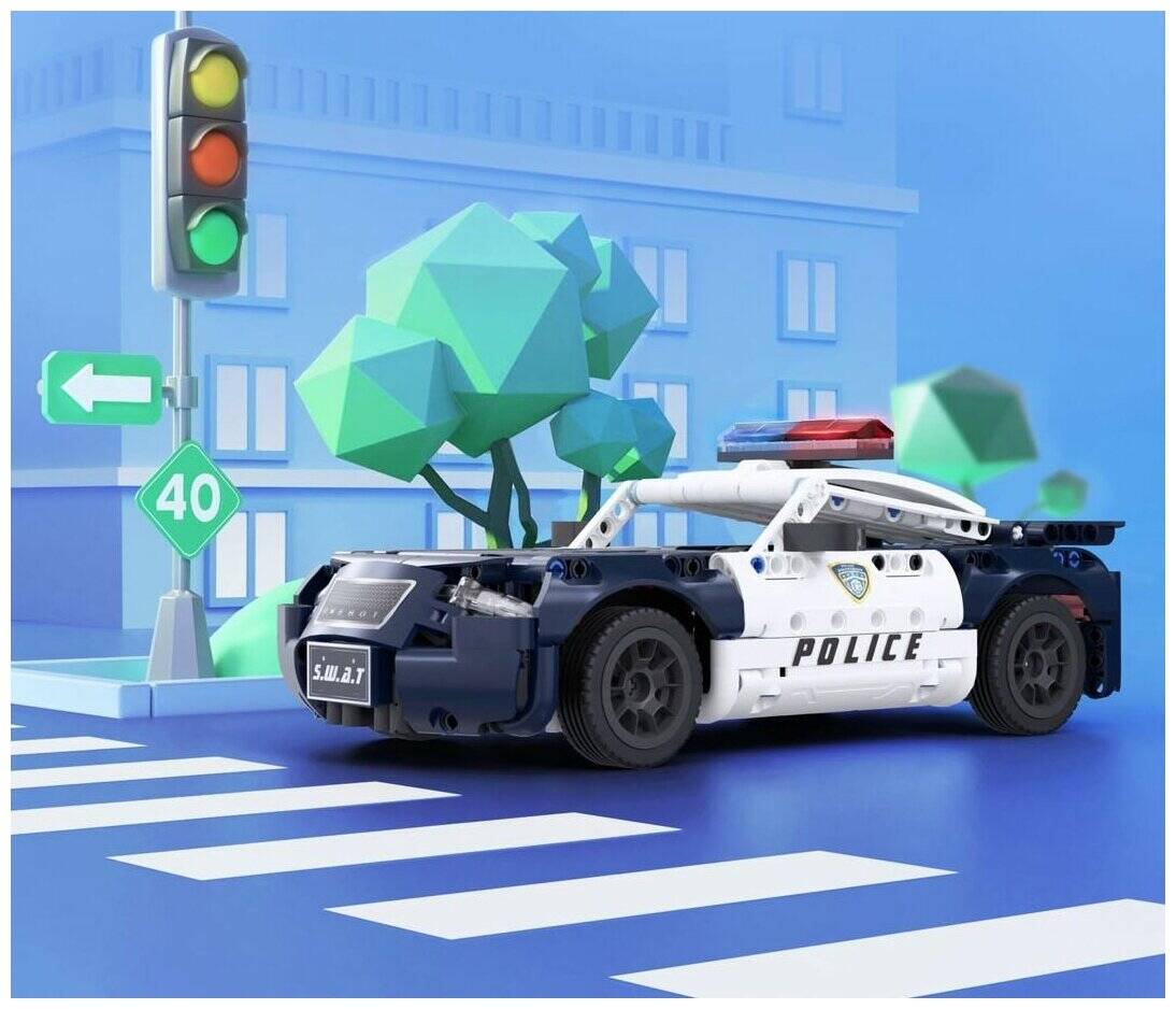 Конструктор Onebot Police Car (OBCJJC22AIQI) Blue (Синий) Конструктор Onebot Police Car (OBCJJC22AIQI) Blue (Синий)
