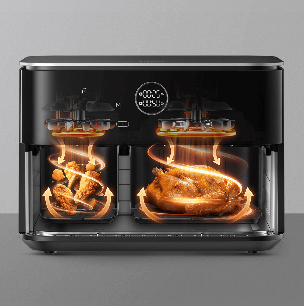 Аэрогриль Xiaomi Dual Zone 10L MAF-D1001 Black (Черный) Global Version Аэрогриль Xiaomi Dual Zone 10L MAF-D1001 Black (Черный) Global Version