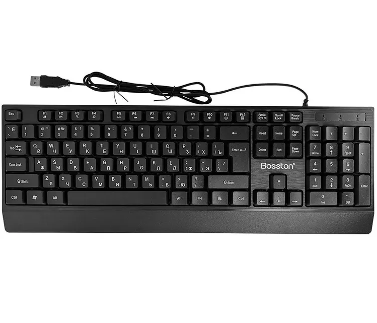 Клавиатура проводная игровая Bosston K880 (Русские буквы)