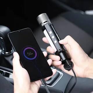Фонарь Xiaomi Nextool Natuo Outdoor 6 в 1 Thunder Flashlight Portable (NE20030) Black (Черный) Фонарь Xiaomi Nextool Natuo Outdoor 6 в 1 Thunder Flashlight Portable (NE20030) Black (Черный)