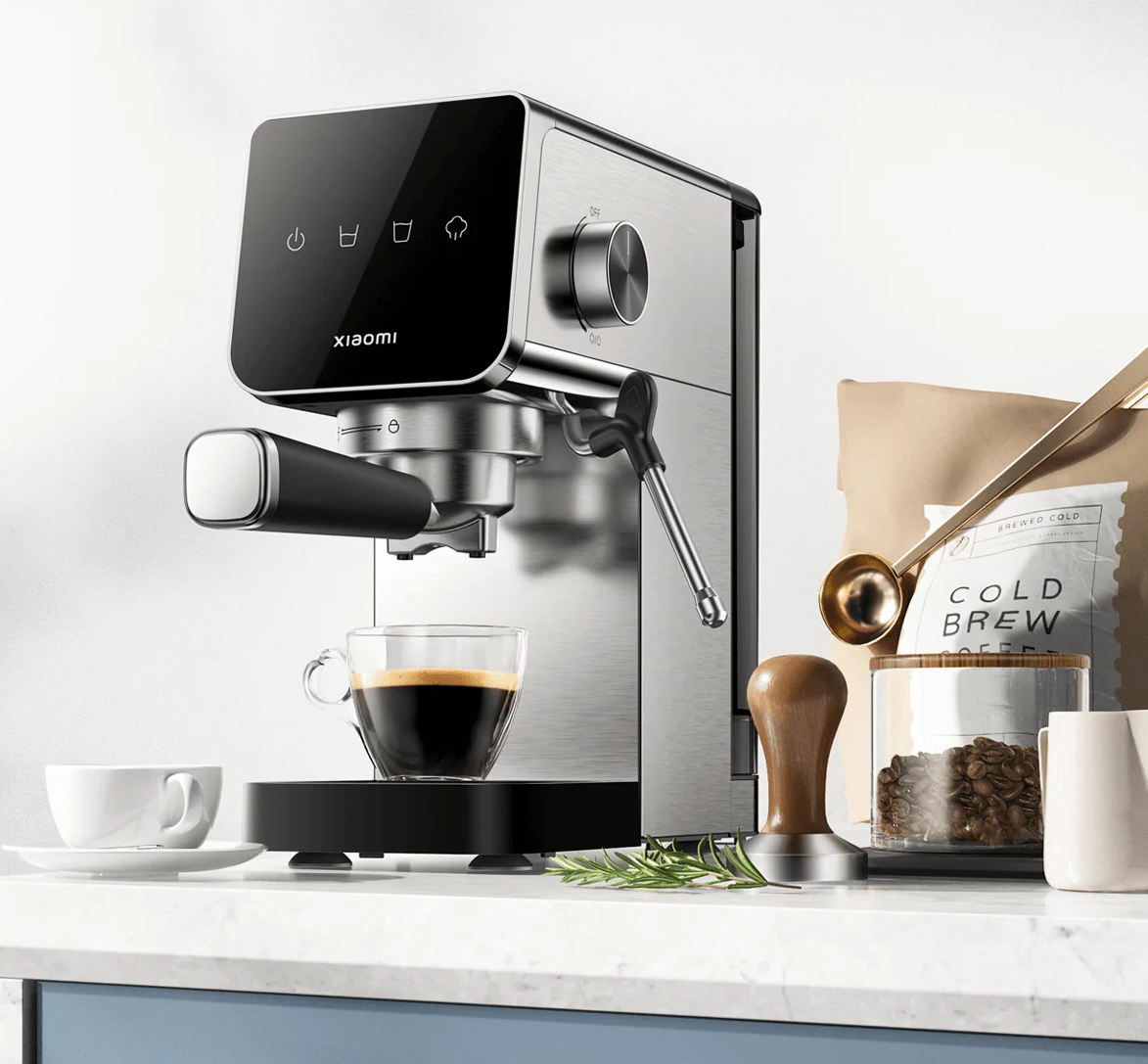 Кофемашина Xiaomi Semi-automatic Espresso Machine (BHR9798EU) (CME003) Silver (Серебро) Global Version Кофемашина Xiaomi Semi-automatic Espresso Machine (BHR9798EU) (CME003) Silver (Серебро) Global Version
