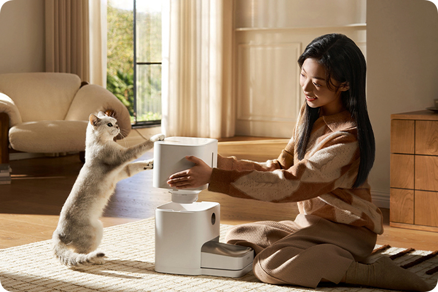 Автокормушка для кошек и собак Xiaomi Mijia Smart Pet Feeder 2 (MJWSQ02)5L White (Белый) Global Version