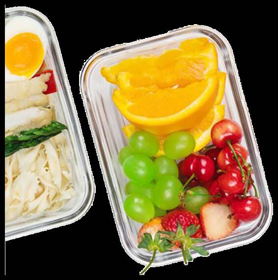 Стеклянный контейнер для еды Xiaomi Anti-Drop Glass Crisper (715 мл) (А0020596)