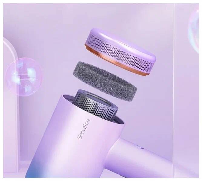 Фен Xiaomi Showsee Hair Dryer Star Shining A8-V Purple (Фиолетовый) Фен Xiaomi Showsee Hair Dryer Star Shining A8-V Purple (Фиолетовый)