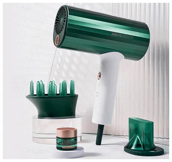 Фен Soocas Dryer Hair Collagen HMH001 Green (Зеленый)
