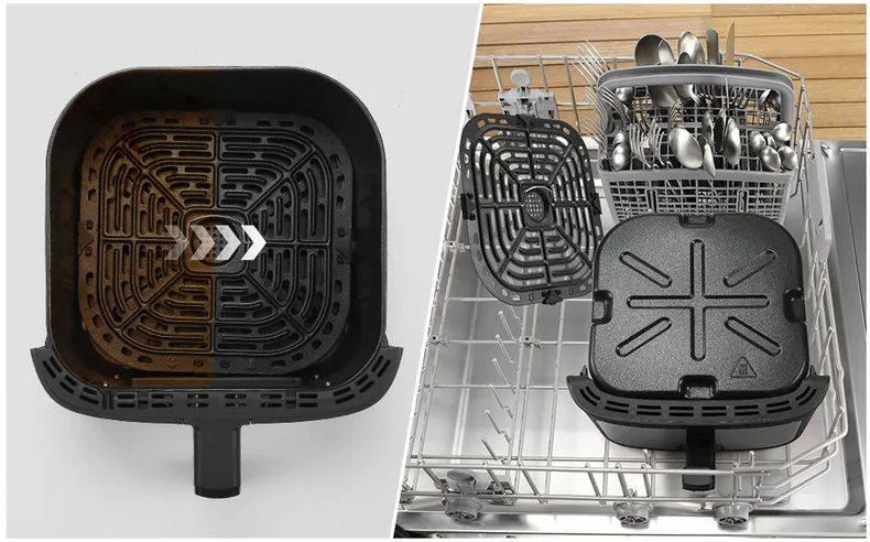 Аэрофритюрница GELEIPU DL27 7л Black (Черный)