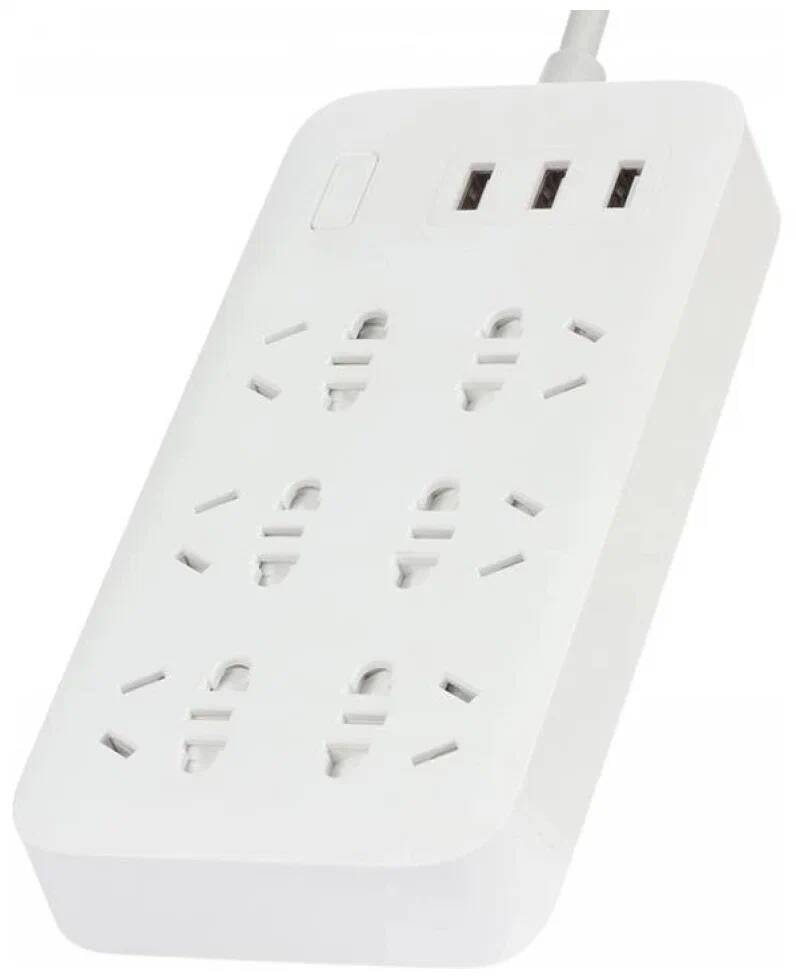 Удлинитель Xiaomi Power Strip 6 (CXB6-1QM) 1.8 м White (Белый)