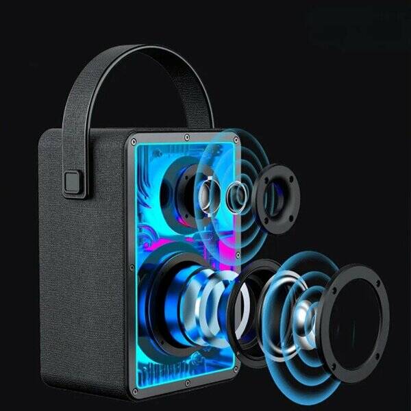 Колонка Xiaomi BINNIFA Portable Atmosphere Light Bluetooth Audio Single Unit (R12) Black (Черный)