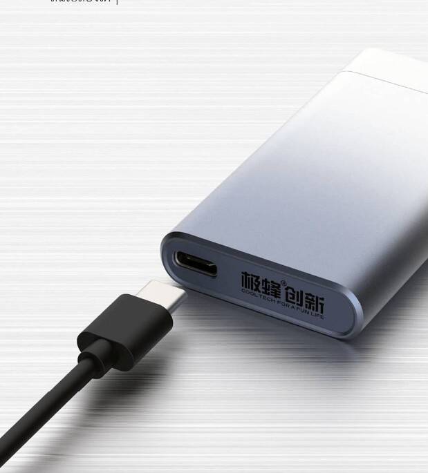 Электронная зажигалка Beebest Arc Charging Lighter L400 Gray (Серый)