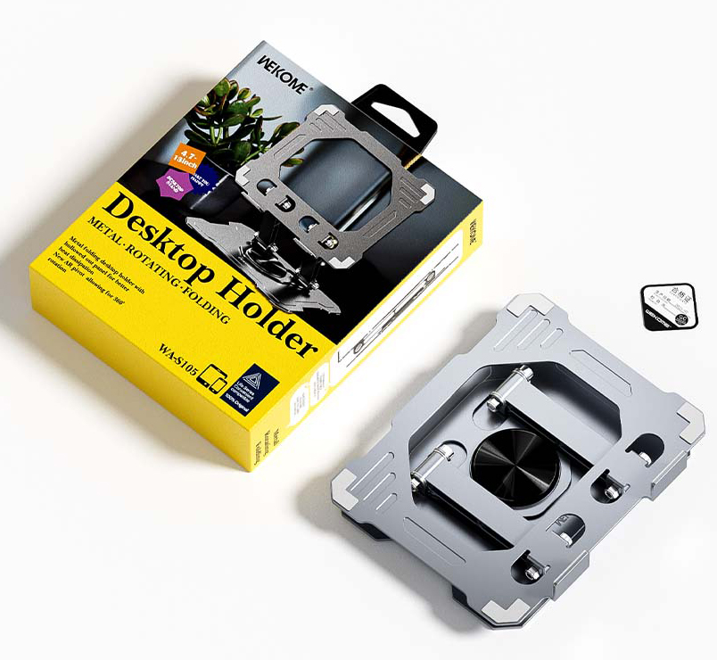 Держатель для телефона WEKOME WA-S105 Silver (Серебристый)