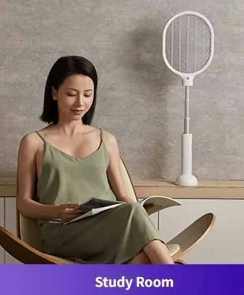 Электрическая мухобойка Qualitell Telescopic Electric Mosquito Swatter (ZSS220907) Электрическая мухобойка Qualitell Telescopic Electric Mosquito Swatter (ZSS220907)