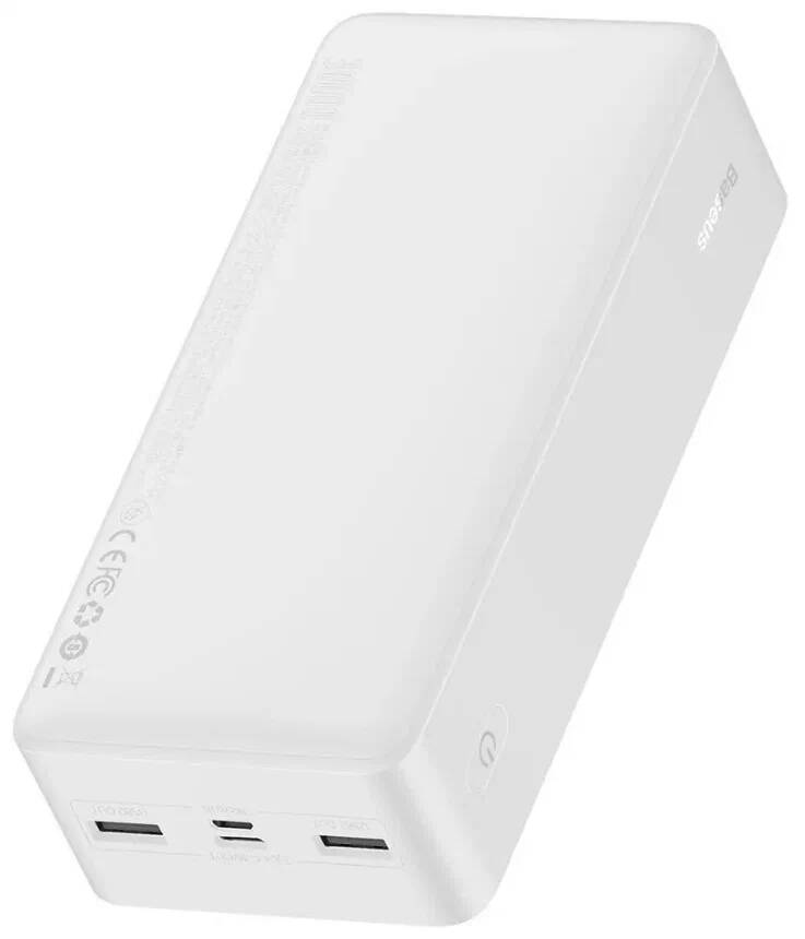 Аккумулятор Baseus Bipow Digital Display Power bank 30000 mAh 15W (PPDML-K02) White (Белый) Аккумулятор Baseus Bipow Digital Display Power bank 30000 mAh 15W (PPDML-K02) White (Белый)