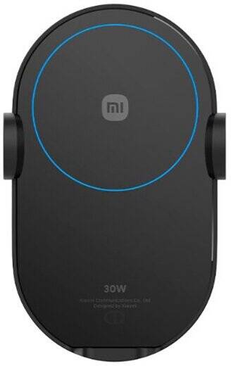 Держатель с беспроводной зарядкой Xiaomi Wireless Car Charger 30W (W03ZM) Black (Черный)