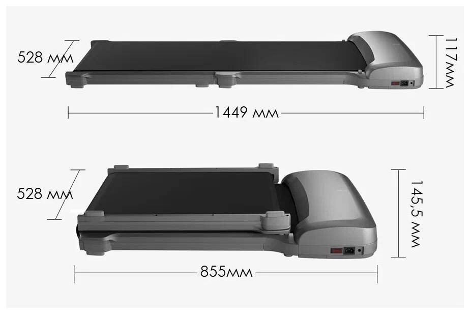 Электрическая беговая дорожка WalkingPad C1 Black (Черный) Электрическая беговая дорожка WalkingPad C1 Black (Черный)