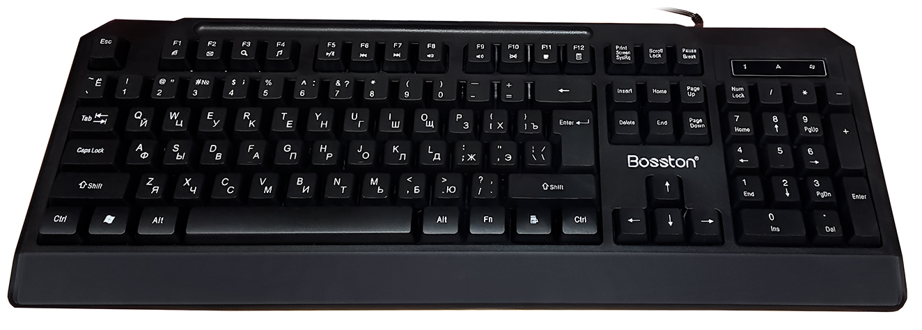 Клавиатура проводная игровая Bosston K890 (Русские буквы) Black (Черный)