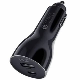 Автомобильное зарядное устройство ZMI Metal Car Charger 45W Dual Port USB/Type-C (AP721) Black (Черный)