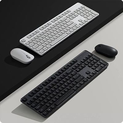 Беспроводной комплект клавиатура и мышь Xiaomi Mijia (WXJS03YM) Black (Черный) Беспроводной комплект клавиатура и мышь Xiaomi Mijia (WXJS03YM) Black (Черный)