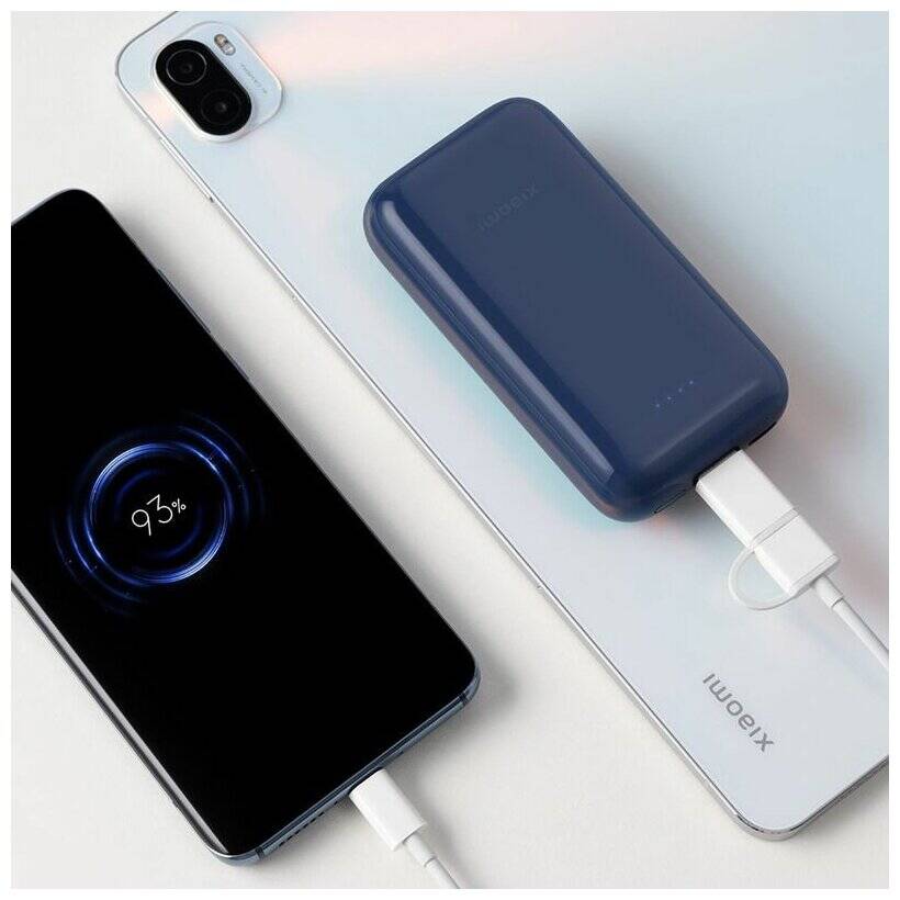 Аккумулятор Xiaomi Power Bank 10000mAh 33W Pocket Edition Pro (PB1030ZM) Blue (Синий) CN