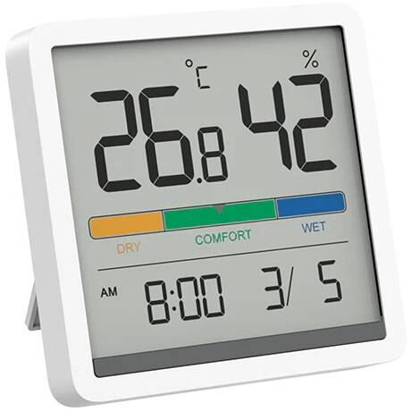 Метеостанция MIIIW Comfort Temperature and Humidity Clock (NK5253) White (Белый)
