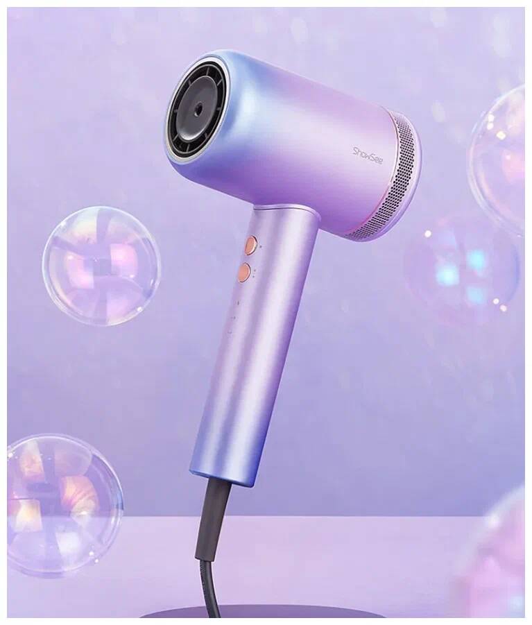 Фен Xiaomi Showsee Hair Dryer Star Shining A8-V Purple (Фиолетовый) Фен Xiaomi Showsee Hair Dryer Star Shining A8-V Purple (Фиолетовый)