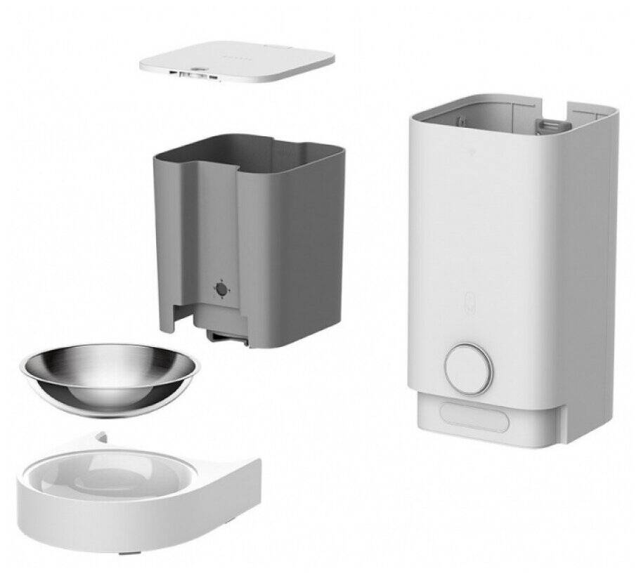 Автокормушка для животных Petkit Mini Smart Feeder Metal Edition 2.8 л (P530) White (Белый) CN