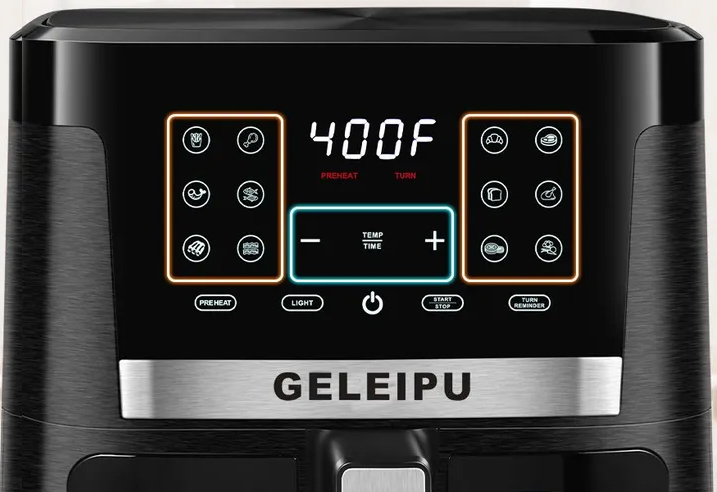Аэрофритюрница GELEIPU DL27 7л Black (Черный)