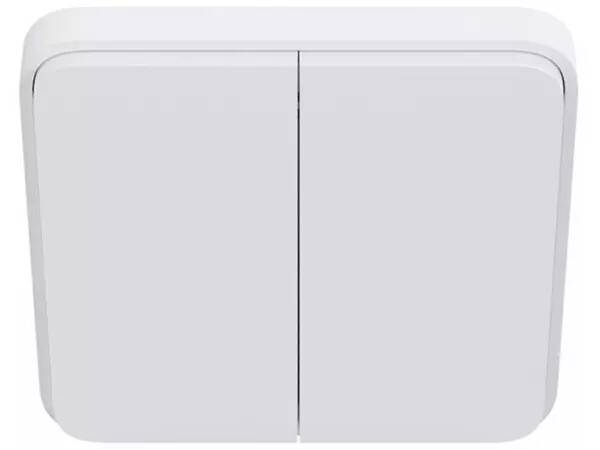 Выключатель двухклавишный Xiaomi Wireless Switch Double Button (XMWXKG01YL) White (Белый)
