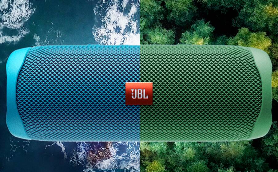 Колонка портативная JBL Flip 5 Eco Edition Blue (Синий) Global Version