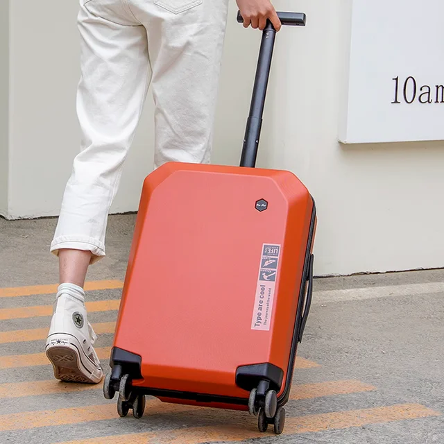 Чемодан Tanjiezhe Fashionable Lightweight 20" (YG018-6) Orange (Оранжевый)