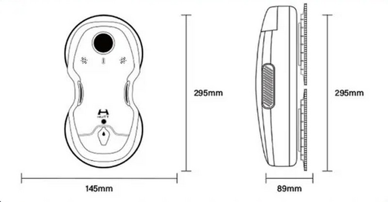 Робот-стеклоочиститель HUTT C7 White (Белый) Global Version