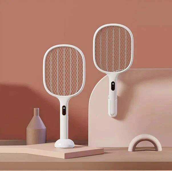 Электрическая мухобойка Qualitell Smart Digital Electric Fly Swatte S1 Pro White (Белый)