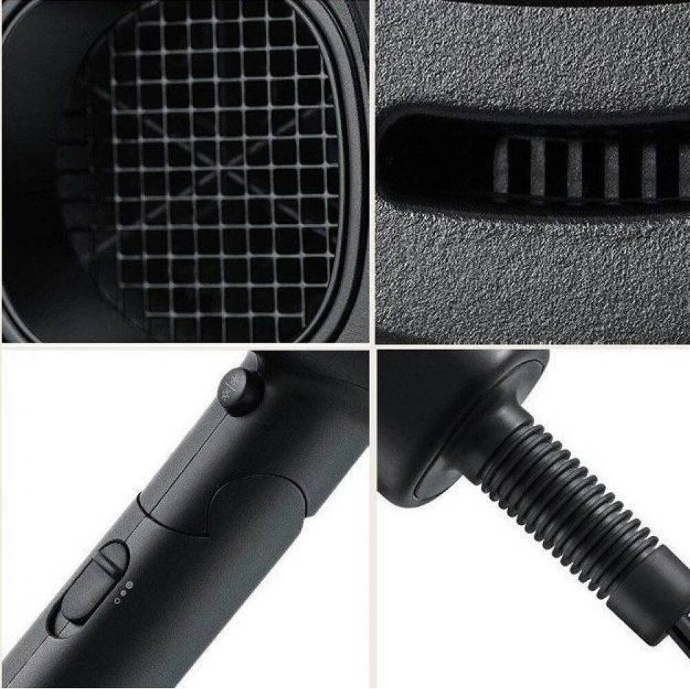Фен со складной ручкой Xiaomi Smate Hair Dryer Black (Черный)