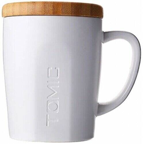 Керамическая кружка с бамбуковой крышкой Xiaomi TomicCeramic Cup With Bamboo Cover (TC1316U)
